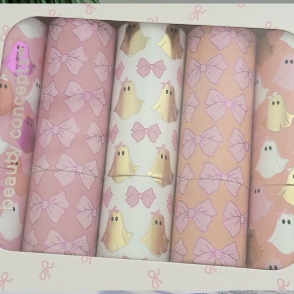 Beauty Concepts 5 Piece Lip Balm Set Ghosts & Bows 5 flavors see description - Picture 4 of 4